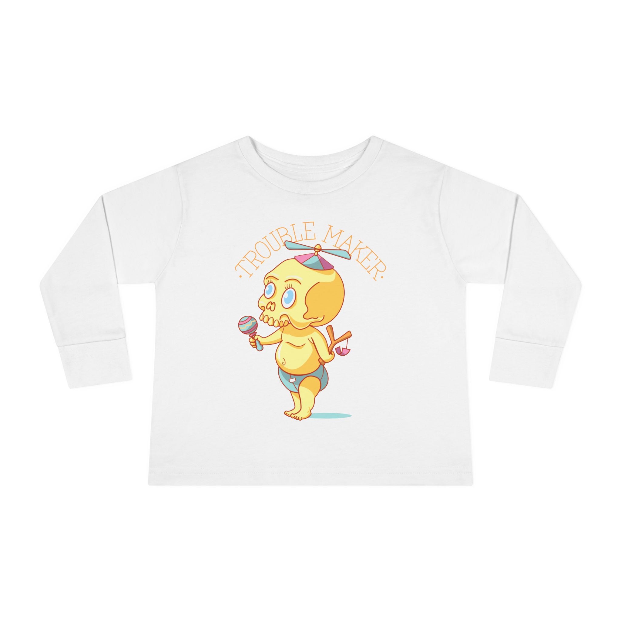 "Troublemaker" Toddler Long Sleeve T-Shirt
