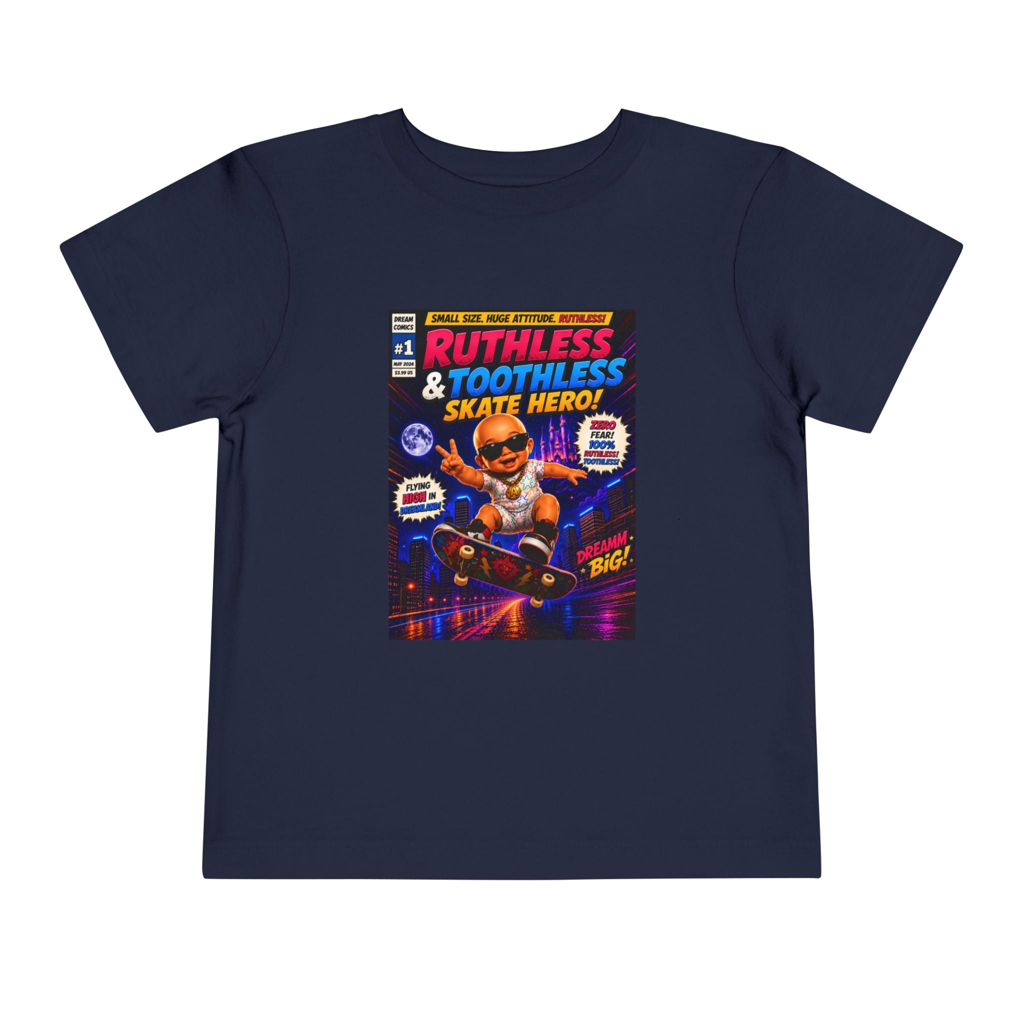 Baby Cool – Skate Hero Comic Cover Toddler Tee