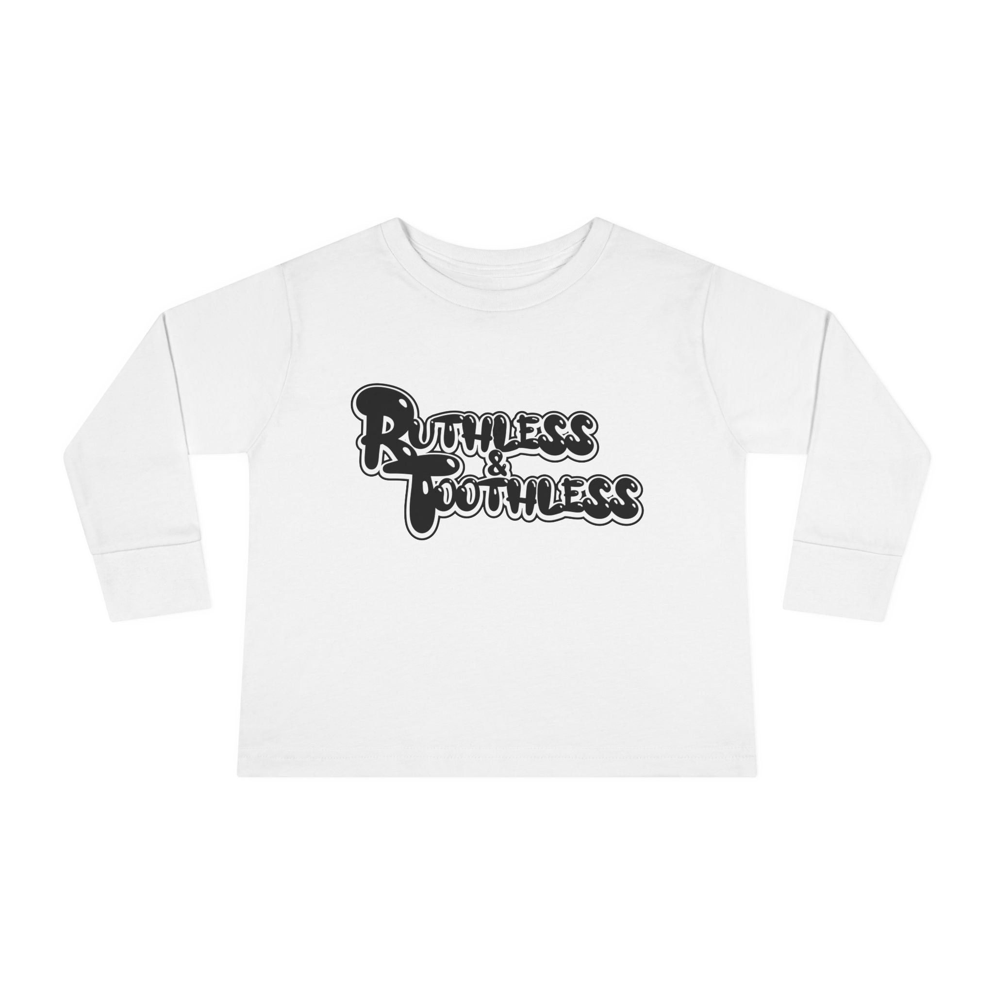 Ruthless & Toothless Logo Toddler Long Sleeve T-Shirt