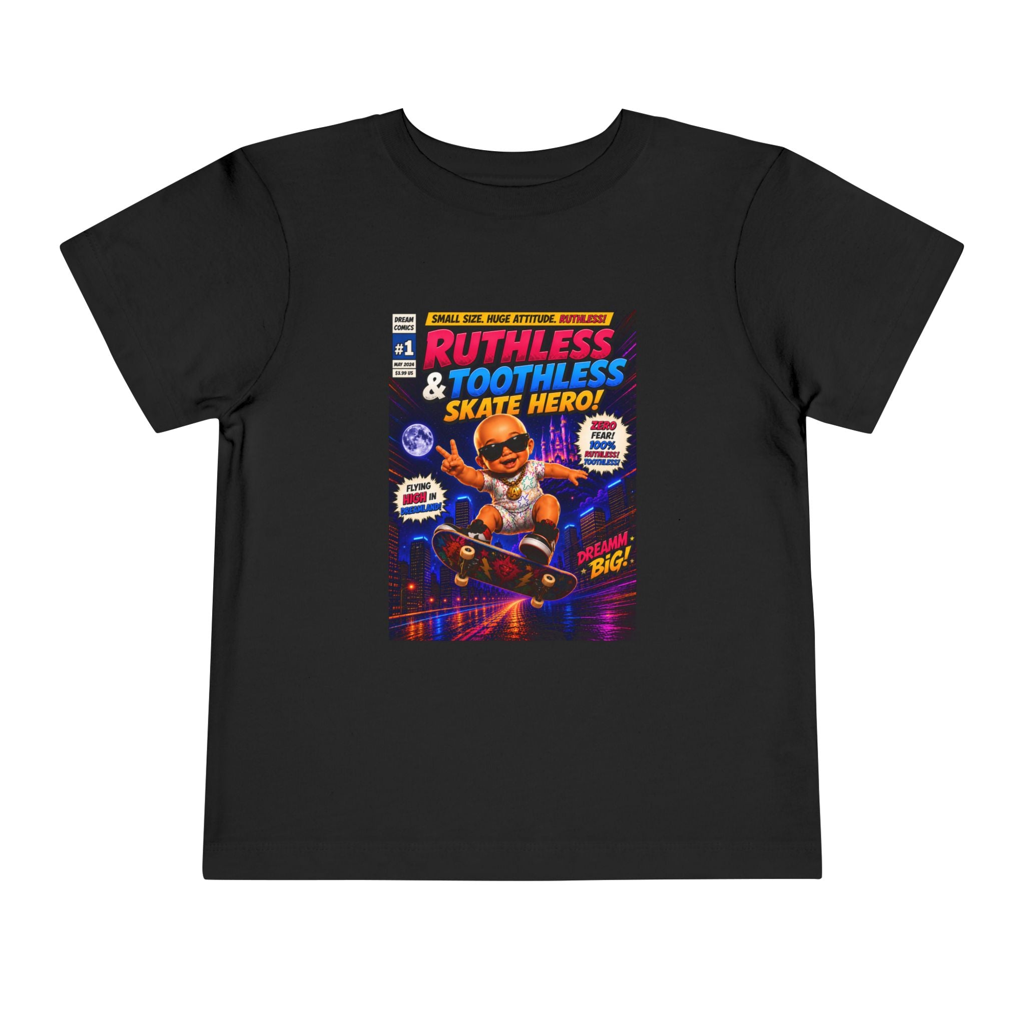 Baby Cool – Skate Hero Comic Cover Toddler Tee