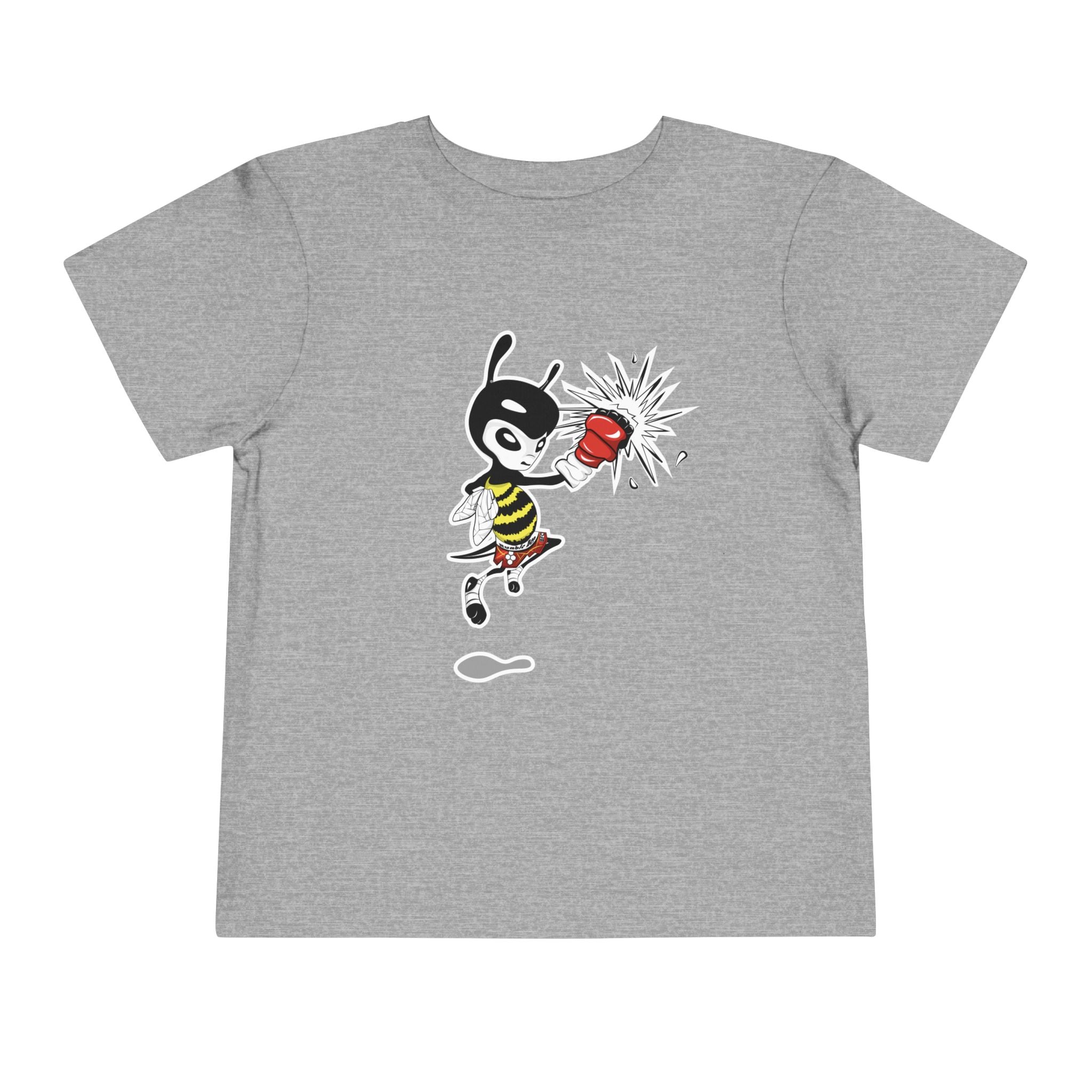 Jumping Fighting Bee Short Sleeve T-Shirt