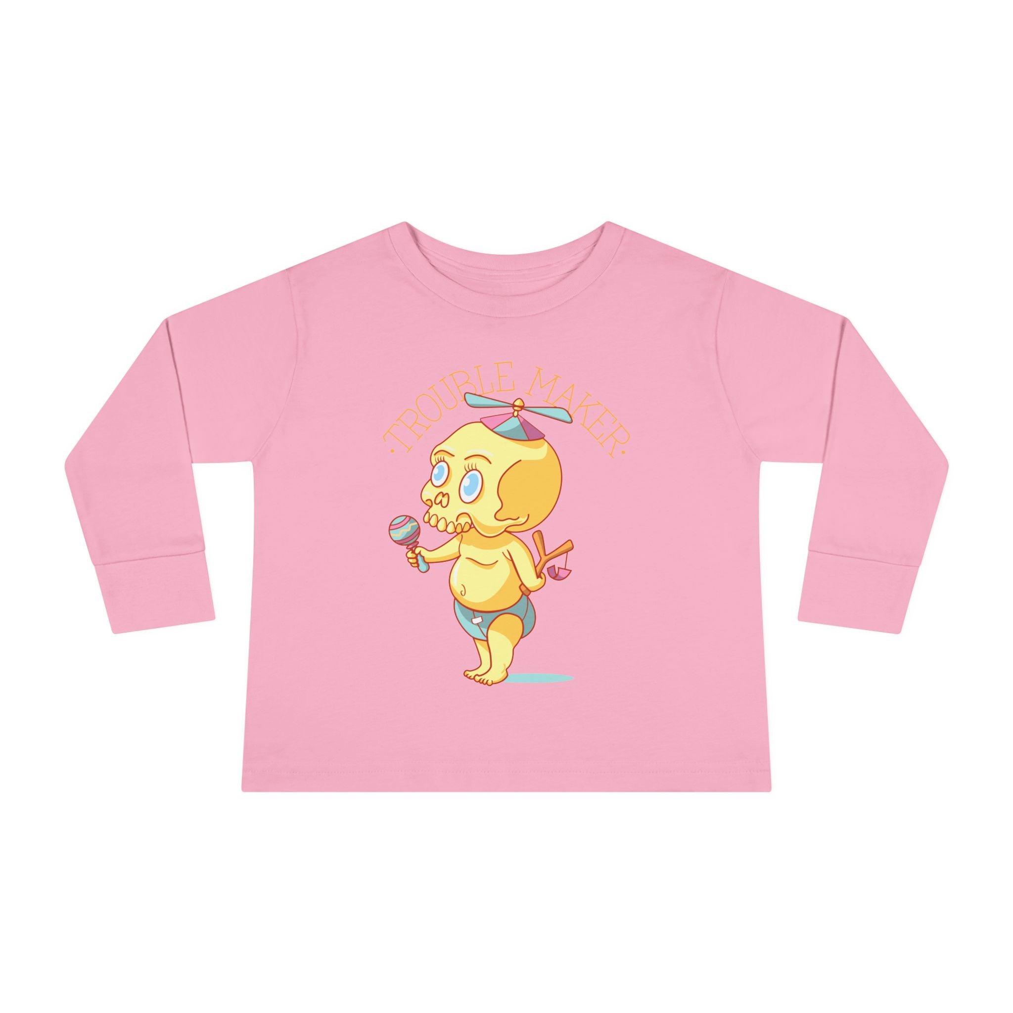 "Troublemaker" Toddler Long Sleeve T-Shirt