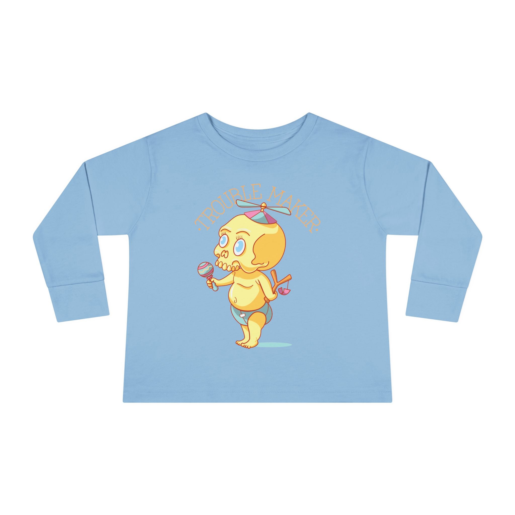 "Troublemaker" Toddler Long Sleeve T-Shirt