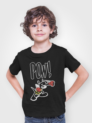 The Rumble Bee Super Bee- Superhero Toddler Tee,  Cute Kids Short Sleeve Shirt, Fun Toddler Clothing