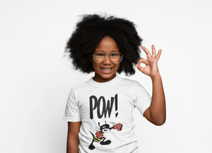 The Rumble Bee Super Bee- Superhero Toddler Tee,  Cute Kids Short Sleeve Shirt, Fun Toddler Clothing
