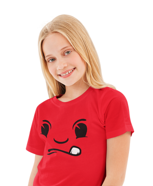 The Ruthless Toothian Mood Face Toddler Short Sleeve T-Shirt