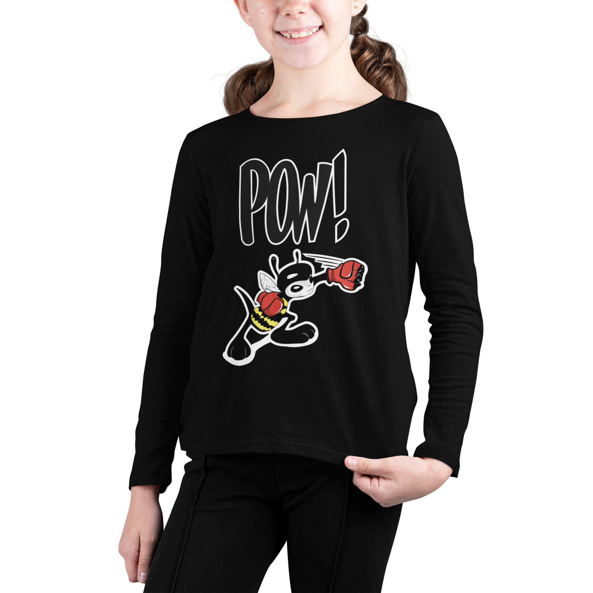 "Super Bee" Superhero Toddler  Long Sleeve T-Shirt