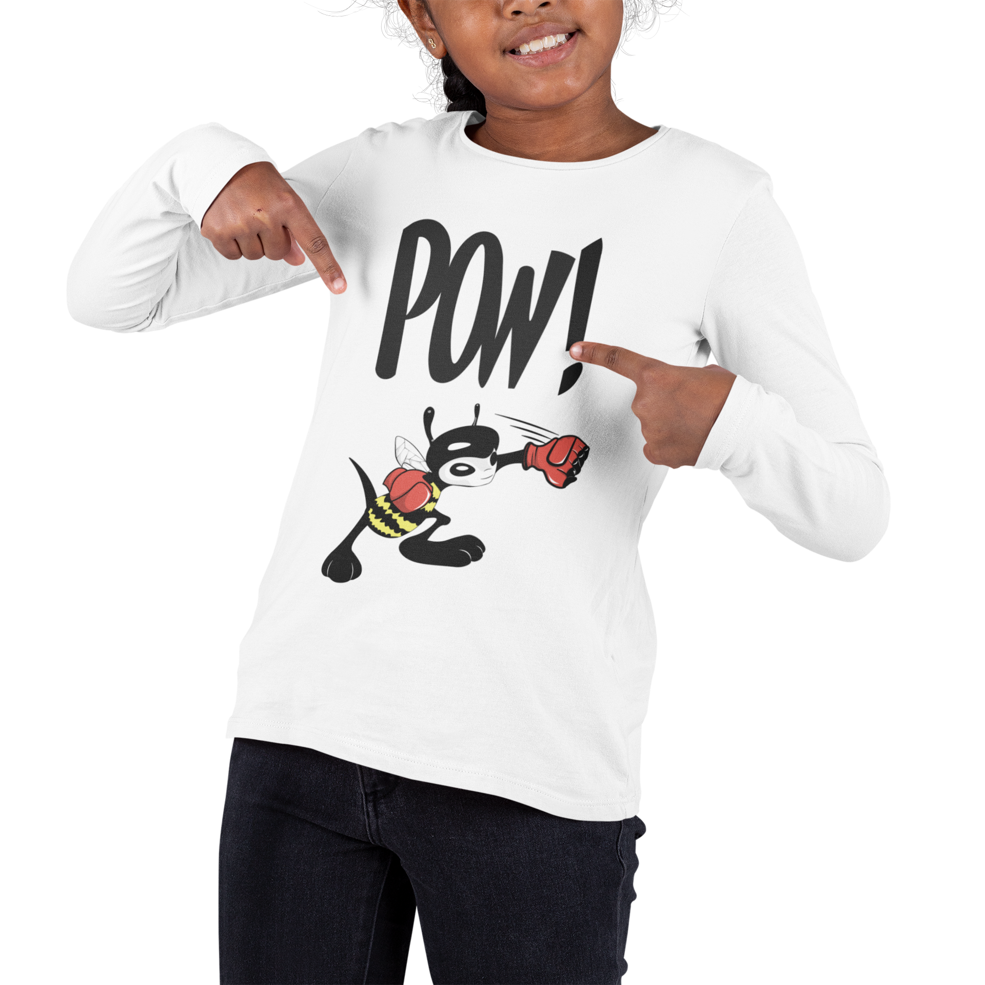 "Super Bee" Superhero Toddler  Long Sleeve T-Shirt