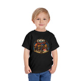 Chewy & the Heartbreakers Toddler Tee — Cute Retro Space Creature Graphic Shirt