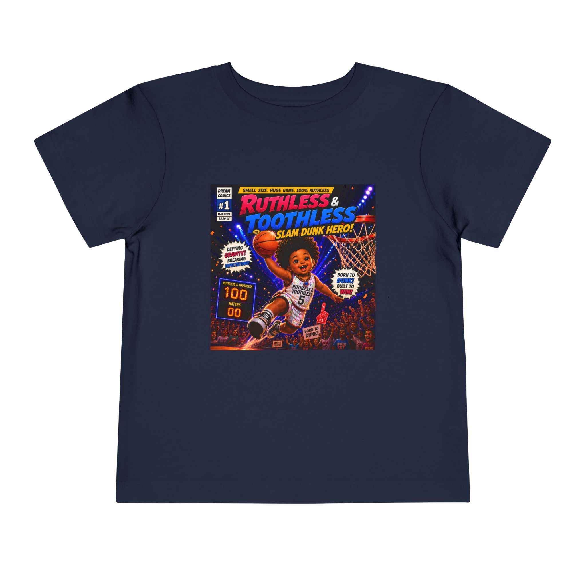 Baby Omari – Slam Dunk Hero Comic Cover Toddler Tee