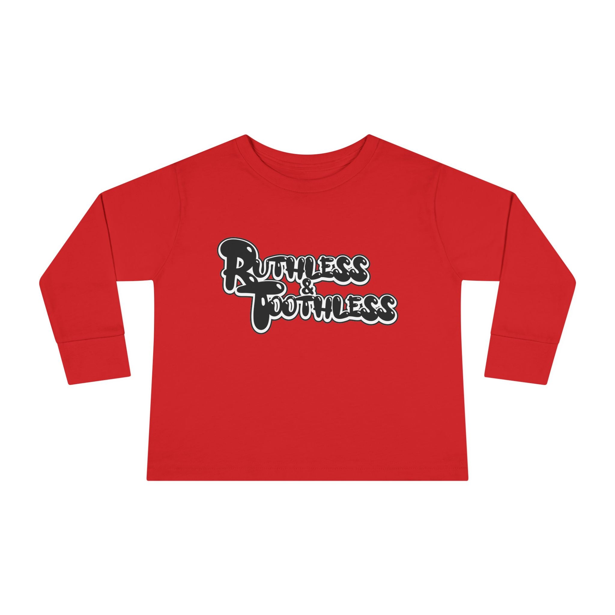 Ruthless & Toothless Logo Toddler Long Sleeve T-Shirt