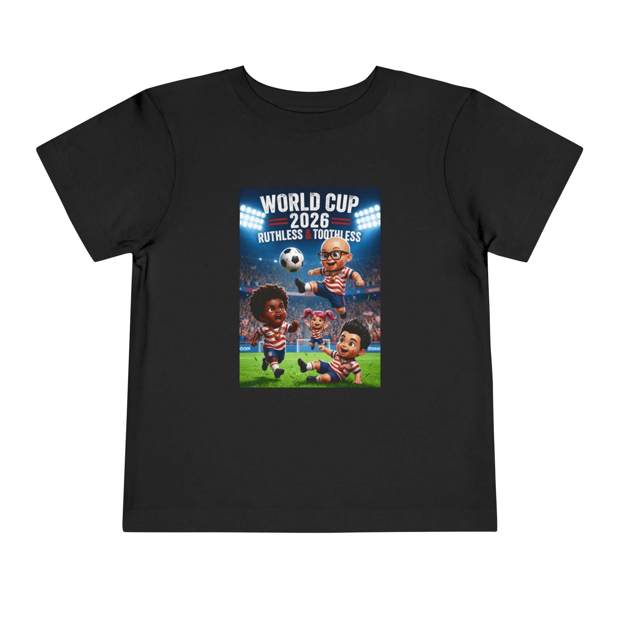 World Cup 2026 – Ruthless & Toothless™ Soccer Squad Toddler Tee