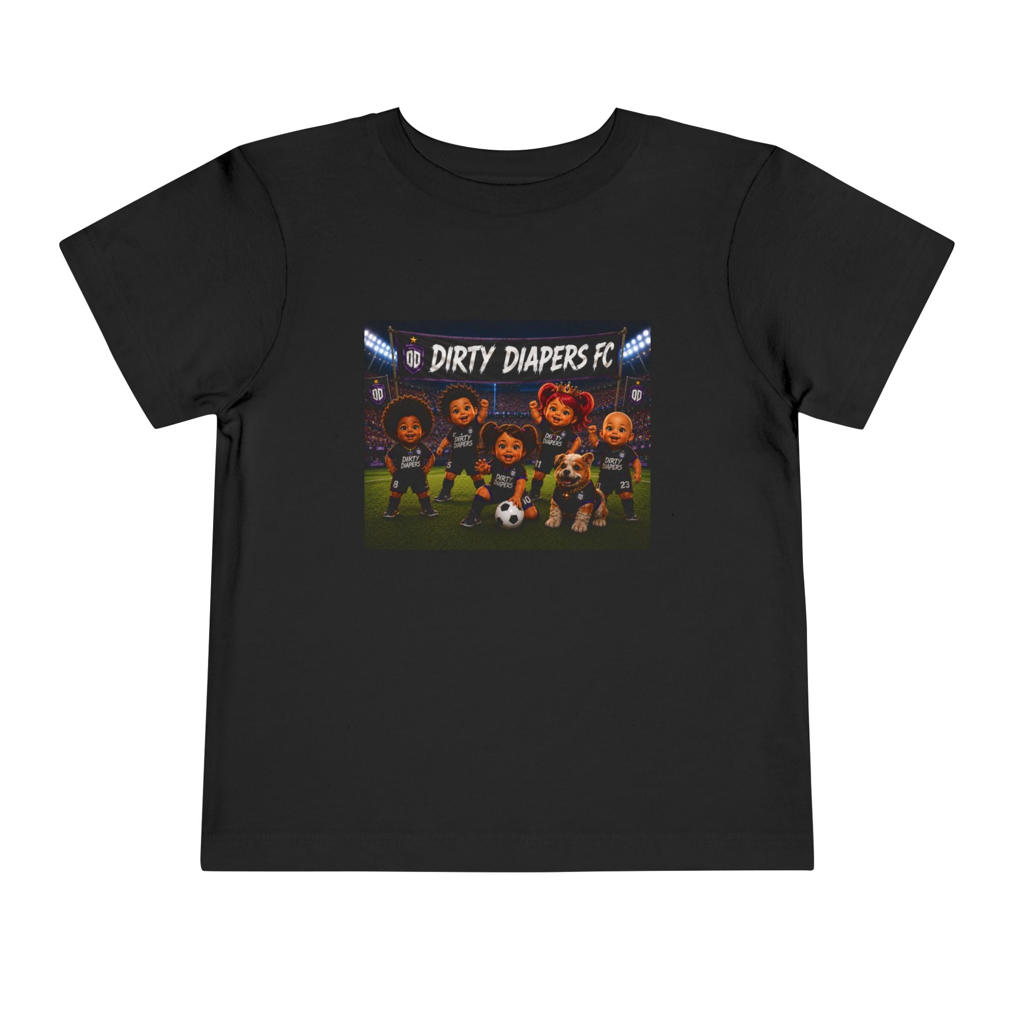 Dirty Diapers FC – Future Soccer Legends Toddler Tee
