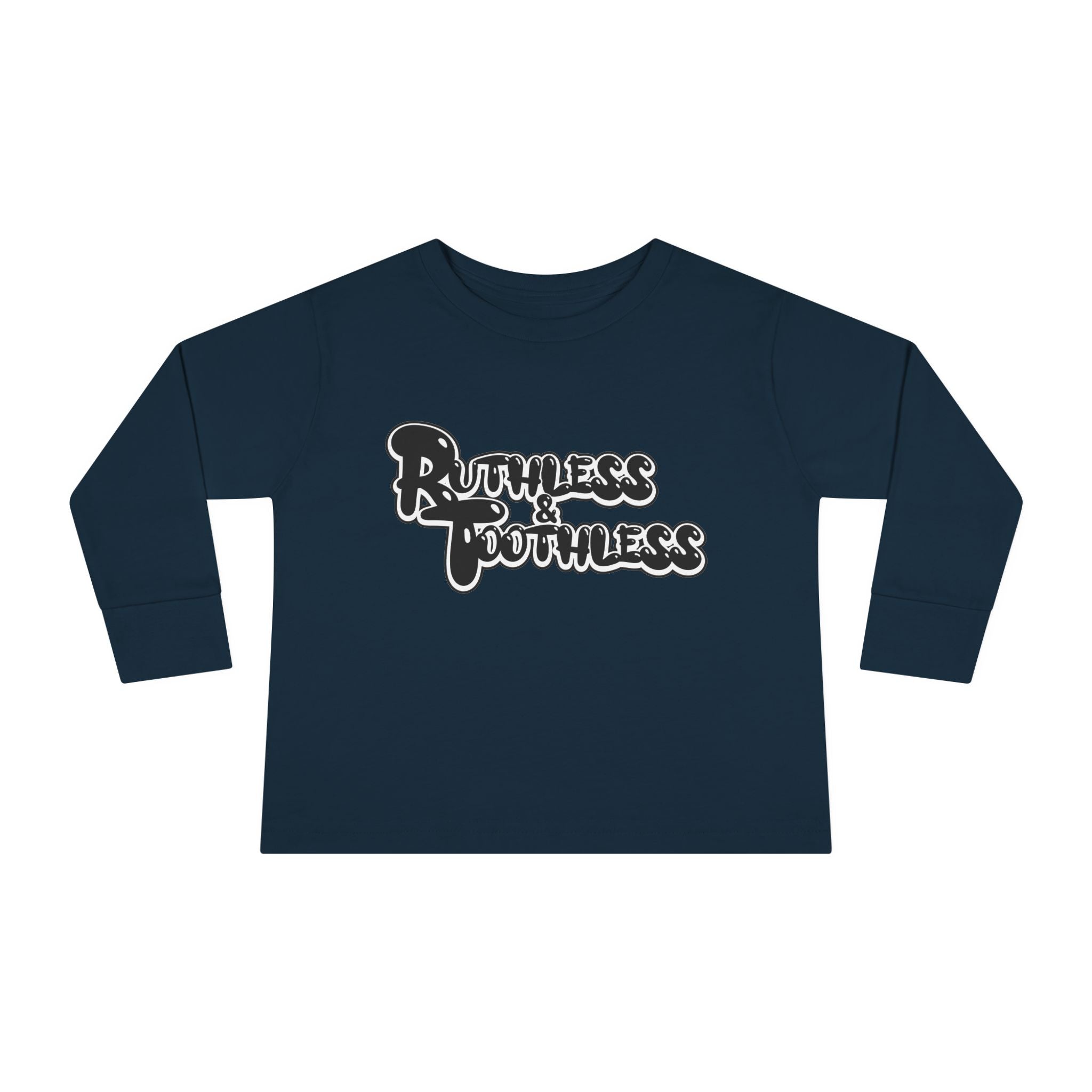 Ruthless & Toothless Logo Toddler Long Sleeve T-Shirt
